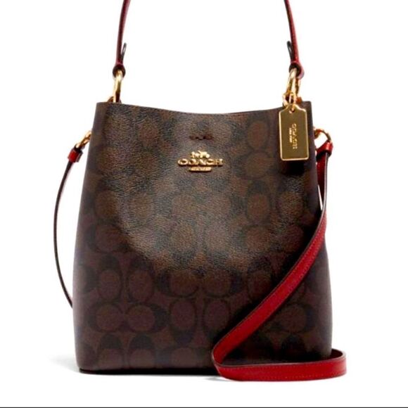 ✨Host Pick✨Coach Signature Small Bucket Bag - Picture 1 of 5